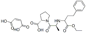 1-[N-[1-(ethoxycarbonyl)-3-phenylpropyl]-L-alanyl]-L-proline maleate Structure