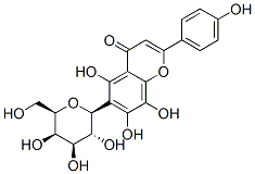 4H-1-Benzopyran-4-one, 6-beta-D-galactopyranosyl-5,7,8-trihydroxy-2-(4 -hydroxyphenyl)- Structure