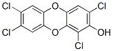 2-hydroxy-1,3,7,8-tetrachlorodibenzo-4-dioxin Structure