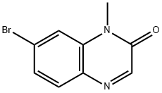 7-BROMO-1-METHYL-1H-QUINOXALIN-2-ONE 구조식 이미지