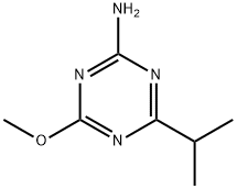 2-AMINO-4-ISOPROPYLAMINO-6-METHOXY-1,3,5-TRIAZINE 구조식 이미지
