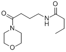 N-(4-(4-Morpholinyl)-4-oxobutyl)butanamide 구조식 이미지