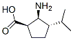 Cyclopentanecarboxylic acid, 2-amino-3-(1-methylethyl)-, (1R,2S,3S)- (9CI) Structure