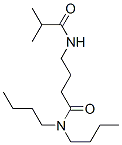 N,N-dibutyl-4-(2-methylpropanoylamino)butanamide Structure