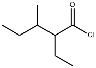 2-ethyl-3-Methylpentanoyl chloride Structure