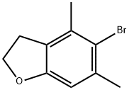 Benzofuran, 5-bromo-2,3-dihydro-4,6-dimethyl- (9CI) Structure