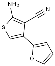 2-amino-4-(2-furyl)thiophene-3-carbonitrile Structure