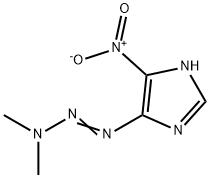 4-(3,3-디메틸트리아제노)-5-니트로이미다졸 구조식 이미지