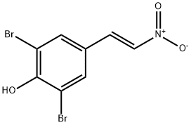 2,6-디브로모-4-(2-니트로에테닐)페놀 구조식 이미지