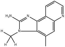 2-Amino-3-(methyl-d3)-4-methyl-3H-imidazo[4,5-f]quinoline Structure