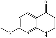 7-METHOXY-2,3-DIHYDRO-1,8-NAPHTHYRIDIN-4(1H)-ONE 구조식 이미지