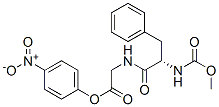 N-메톡시카르보닐페닐알라닐글리신4-니트로페닐에스테르 구조식 이미지