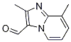 2,8-디메틸-이미다조[1,2-a]피리딘-3-카브알데히드 구조식 이미지