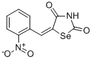 5-((2-Nitrophenyl)methylene)selenazolidine-2,4-dione 구조식 이미지