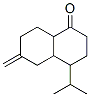 4-Isopropyl-6-methylene-3,4,4a,5,6,7,8,8a-octahydro-1(2H)-naphthalenone 구조식 이미지