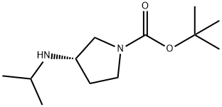 (R)-tert-butyl 3-(isopropylamino)pyrrolidine-1-carboxylate Structure