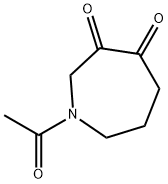 1H-Azepine-3,4(2H,5H)-dione, 1-acetyldihydro- (9CI) 구조식 이미지