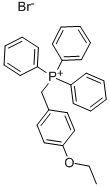 (4-ETHOXYBENZYL)TRIPHENYLPHOSPHONIUM BROMIDE Structure