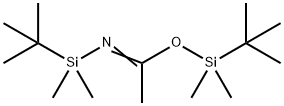 N,O-BIS(TERT-BUTYLDIMETHYLSILYL)ACETAMIDE Structure