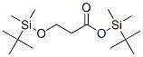 tert-Butyl(dimethyl)silyl 3-([tert-butyl(dimethyl)silyl]oxy)propanoate 구조식 이미지
