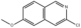 3-CHLORO-6-METHOXYISOQUINOLINE 구조식 이미지