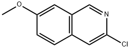 3-CHLORO-7-METHOXYISOQUINOLINE 구조식 이미지