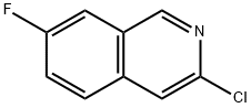 3-CHLORO-7-FLUOROISOQUINOLINE Structure