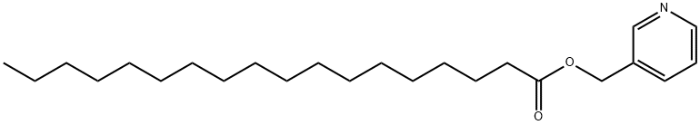 3-Pyridinemethanol stearate 구조식 이미지