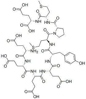 글루타밀-글루타밀-글루타밀-글루타밀-티로실-메티오닐-프롤릴-메티오닐-글루탐산 구조식 이미지