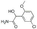 Benzeneacetamide,  5-chloro--alpha--hydroxy-2-methoxy- 구조식 이미지