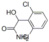 Benzeneacetamide,  2,6-dichloro--alpha--hydroxy- 구조식 이미지