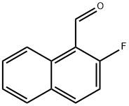 2-Fluoro-1-naphthalenecarboxaldehyde 구조식 이미지