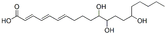 11,12,15-트리하이드록시에이코사트리엔산 구조식 이미지