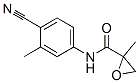 옥시란카복사미드,N-(4-시아노-3-메틸페닐)-2-메틸-(9CI) 구조식 이미지