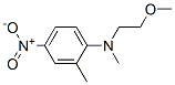 Benzenamine, N-(2-methoxyethyl)-N,2-dimethyl-4-nitro- (9CI) Structure