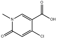 4-Chloro-1-methyl-6-oxo-1,6-dihydropyridine-3-carboxylic acid Structure