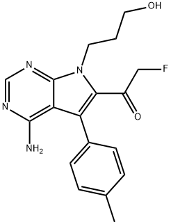 821794-92-7 1-[4-Amino-7-(3-hydroxypropyl)-5-(4-methylphenyl)-7H-pyrrolo[2,3-d]pyrimidin-6-yl]-2-fluoroethanone