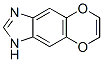 1H-[1,4]디옥시노[2,3-f]벤즈이미다졸(9CI) 구조식 이미지