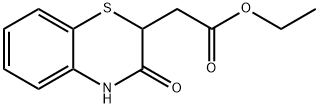 ETHYL 2-(3-OXO-3,4-DIHYDRO-2H-1,4-BENZOTHIAZIN-2-YL) ACETATE 구조식 이미지