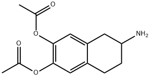 2-amino-6,7-diacetoxy-1,2,3,4-tetrahydronaphthalene Structure