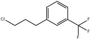 Benzene, 1-(3-chloropropyl)-3-(trifluoroMethyl)- 구조식 이미지