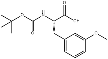 DL-N-(TERT-BUTOXYCARBONYL)-3-METHOXYPHENYLALANINE 구조식 이미지