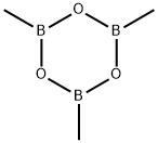 Trimethylboroxine 구조식 이미지