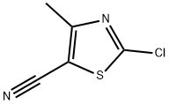 5-Thiazolecarbonitrile,  2-chloro-4-methyl- Structure