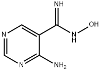 5-Pyrimidinecarboximidamide,4-amino-N-hydroxy- Structure