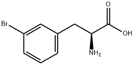 3-Bromo-L-phenylalanine 구조식 이미지