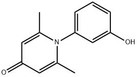 4(1H)-Pyridinone,1-(3-hydroxyphenyl)-2,6-dimethyl-(9CI) 구조식 이미지