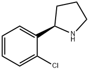 (R)-2-(2-Chlorophenyl)pyrrolidine Structure