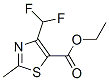 5-티아졸카르복실산,4-(디플루오로메틸)-2-메틸-,에틸에스테르(9CI) 구조식 이미지
