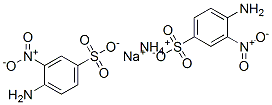 2-니트로아닐린-4-술폰산암모늄나트륨염 구조식 이미지